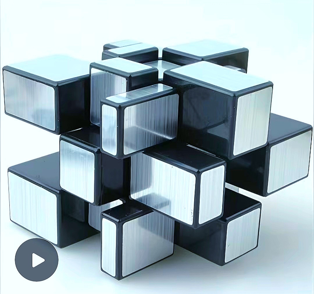 Mirror cube 3-4-5 stages wind fire wheelfive magic cubes pyramid x magic cube maple leaf magic cube toy