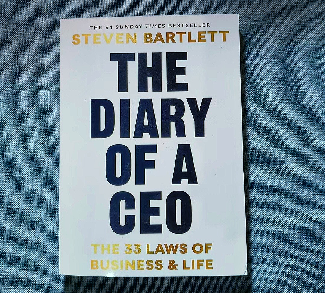 The Diary of a CEO The 33 Laws of Business and Life by Steven Bartlett[a compelling blend of memoir, leadership insight, and self-development wisdom]