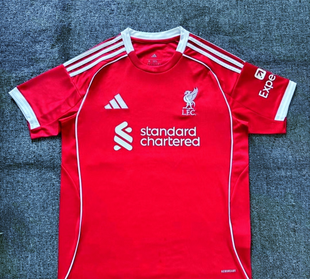 liverpool jersey home match team uniform football kit men’s short-sleeved training sports suit
