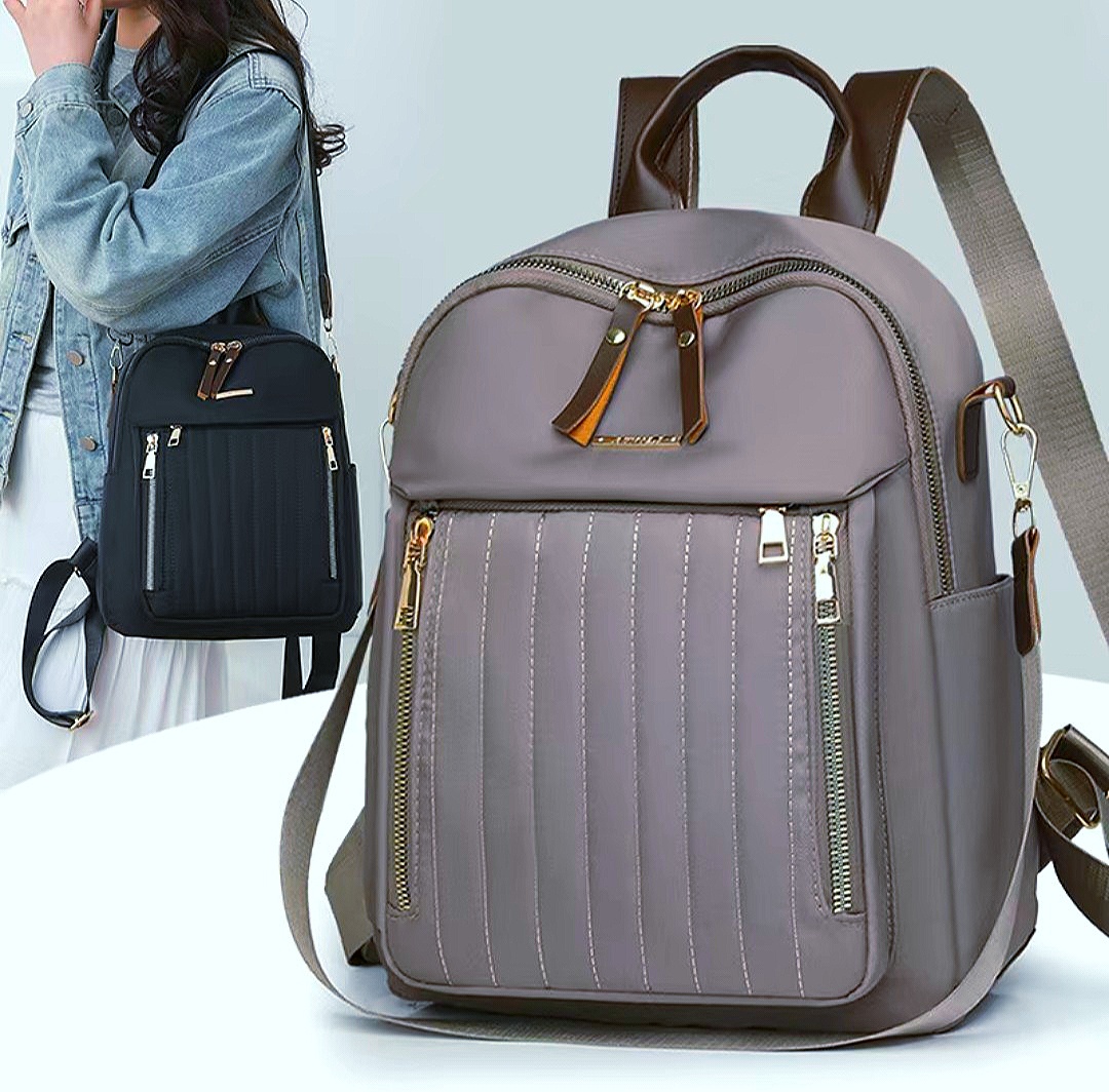 women’s double shoulder bag large capacity 2025 fashion travel backpack versatile commuting light and potable schoolbag