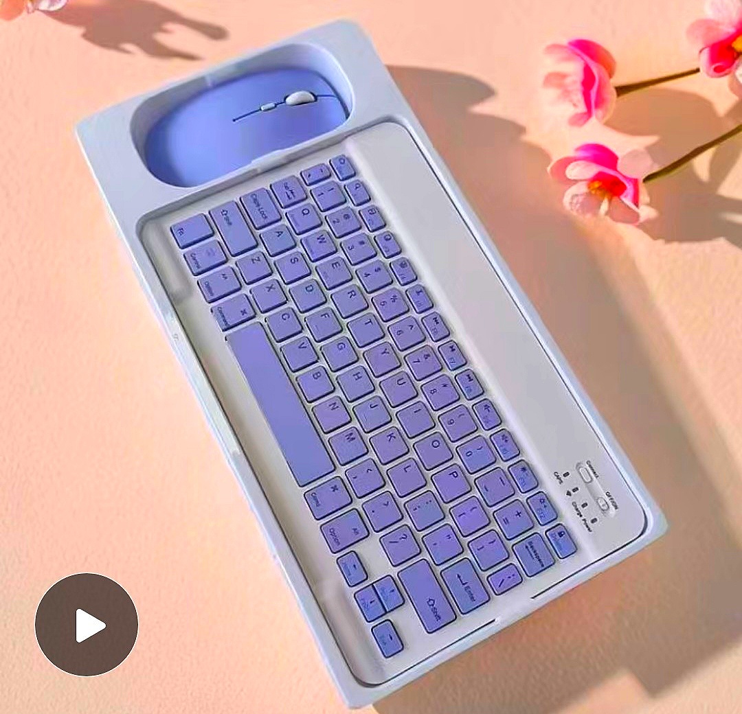 wireless keyboard and mouse set 11-inch new portable small keyboard essential for tablet and laptops