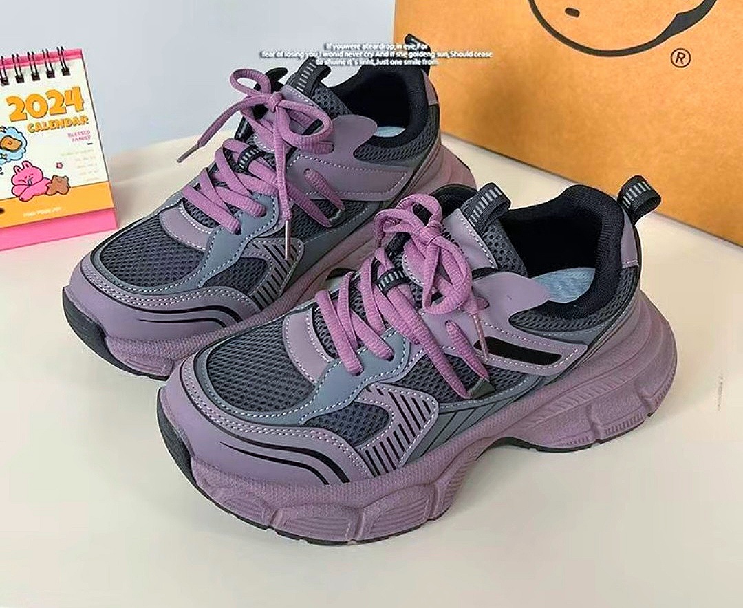 [hot selling  in the shop] new school season style shoes for women 2025 new casual student thick-soled versatile shoes for women