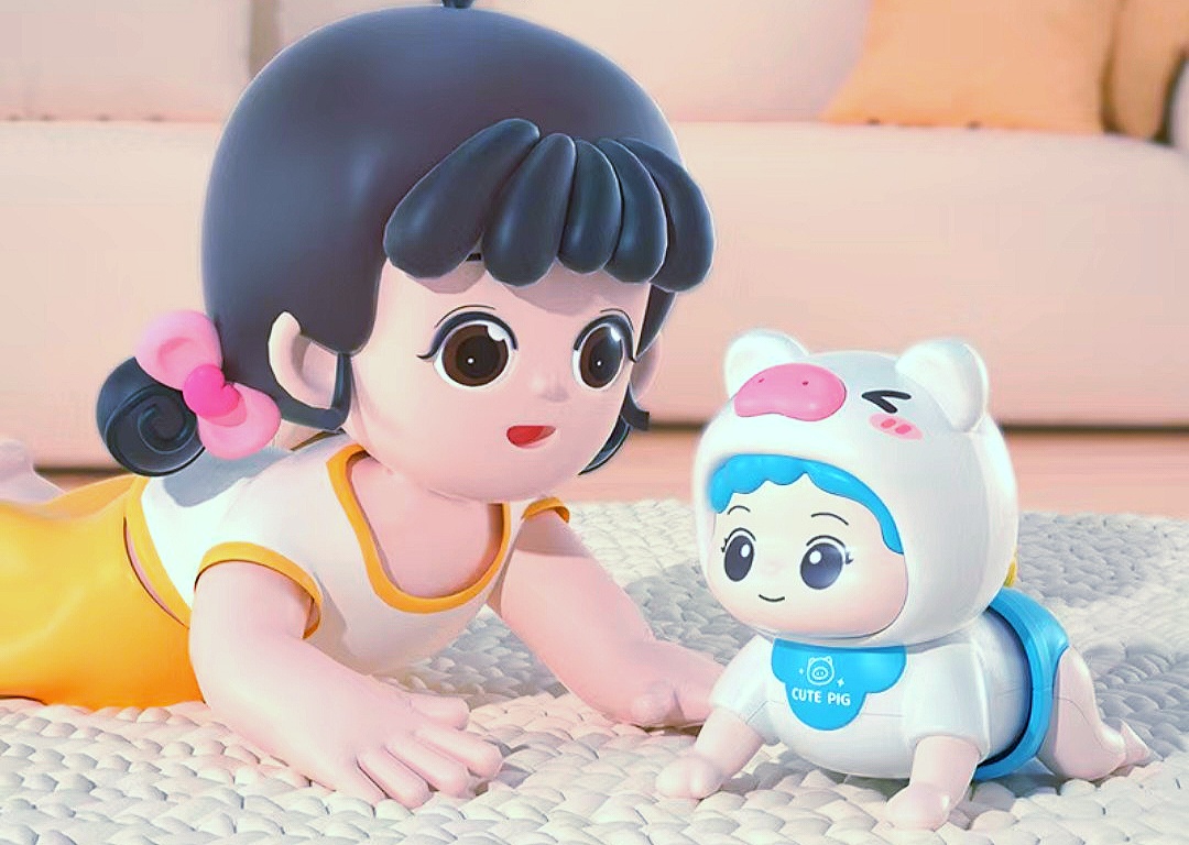 baby toy for babies aged 0-1 year old, learning crowling and head traning, early education, suitable for children over 3 months old