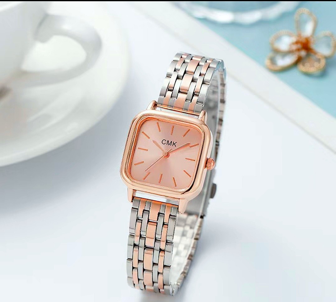  new wokai quartz ladies alloy watch casualfashion steel strap watch