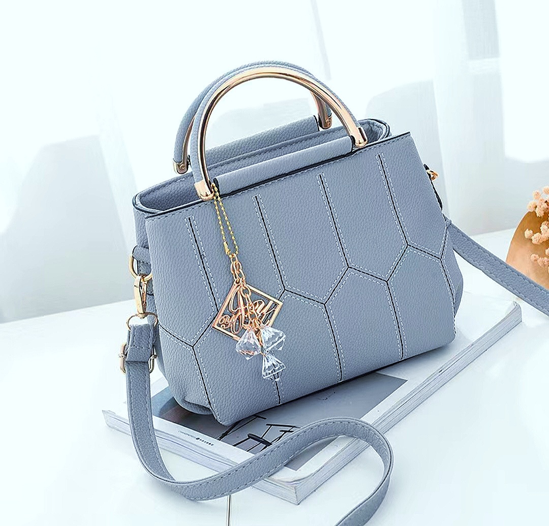 Carry your world in stylish blue