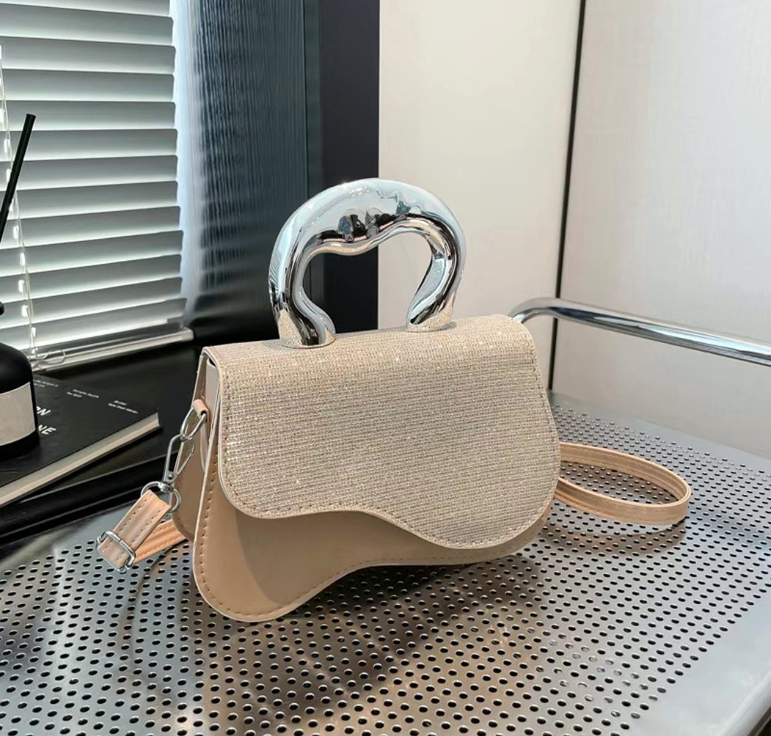 frenchstyle popular small shoulder crossbody bag GREY