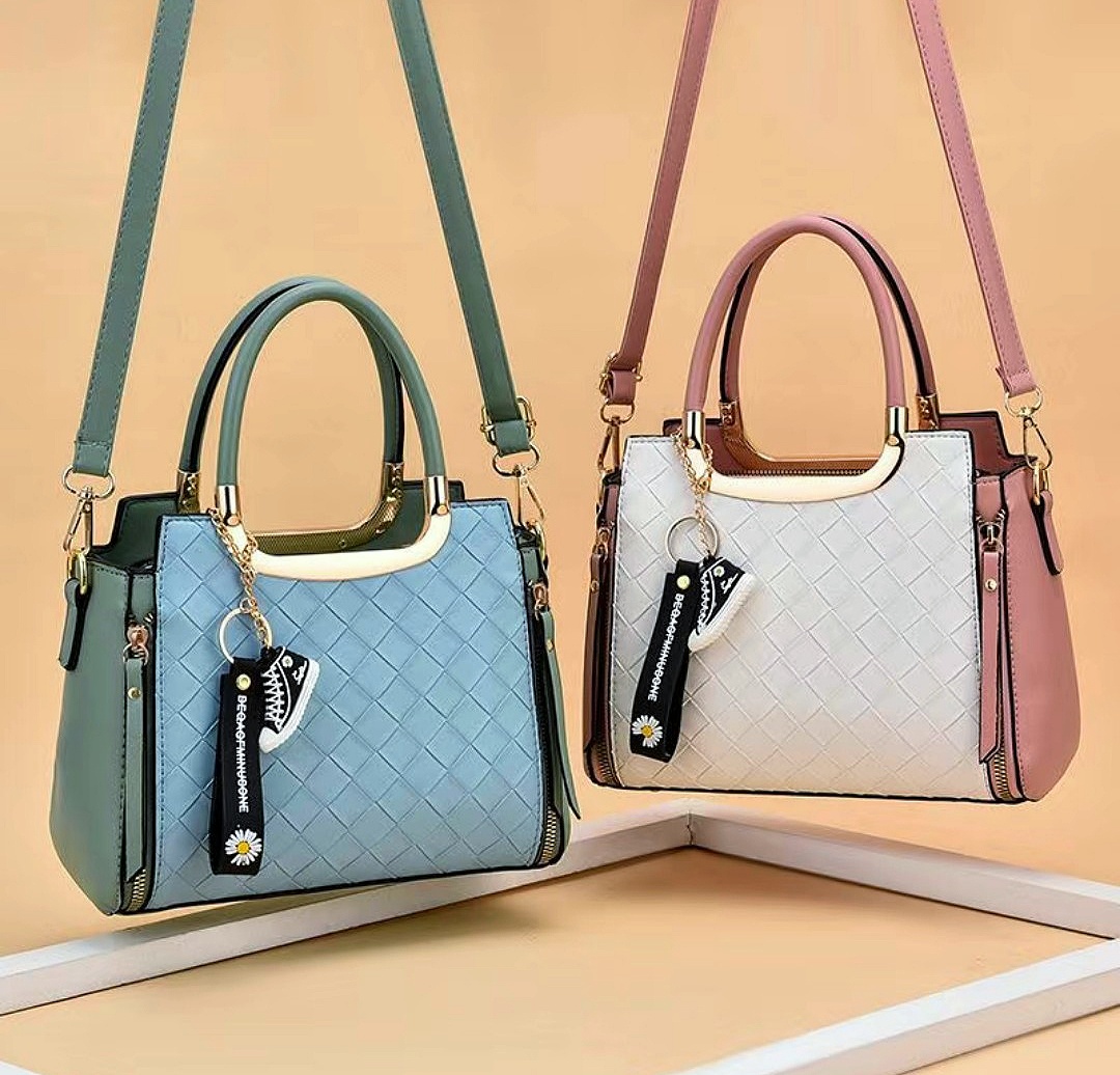 WHITE women's middle bags